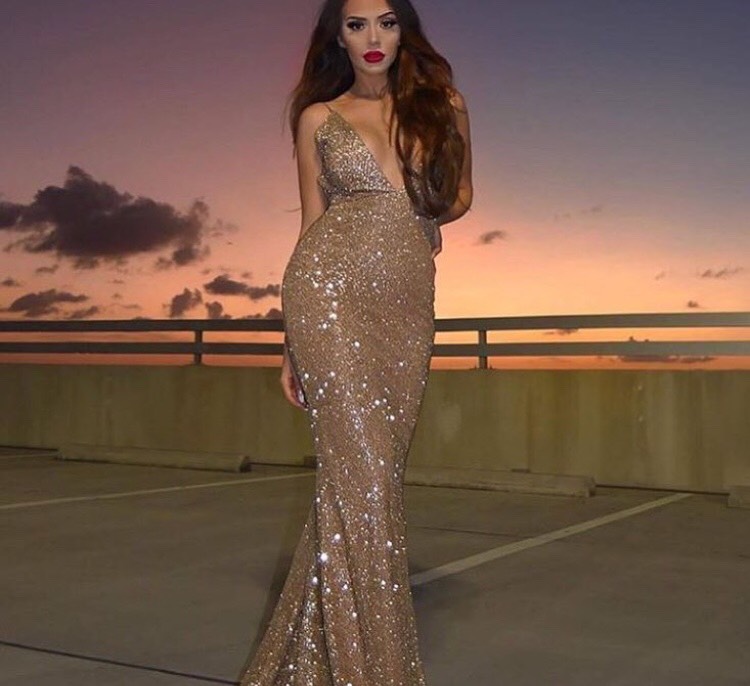 KK the Label Havana Gown in Gold