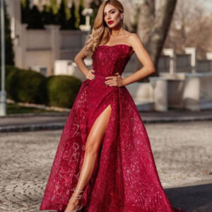 Tina Holly - Valhalla Red Gown