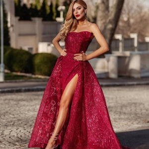 Tina Holly - Valhalla Red Gown