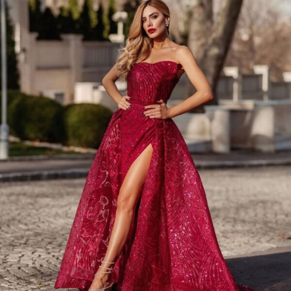 Tina Holly - Valhalla Red Gown