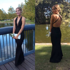 Portia and Scarlett - Nat black gown