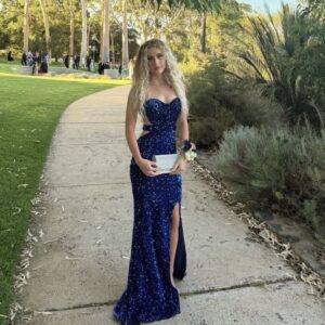 Rio Royal blue sequin