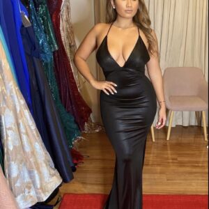 Tania Olsen - Alana black gown