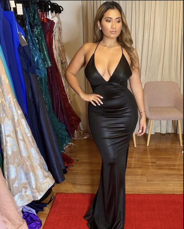 Tania Olsen - Alana black gown