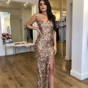 Nookie - Confetti gold gown