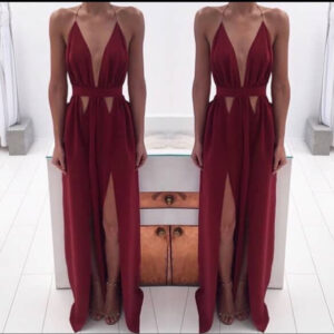 Natalia Rolt - Orchid red gown