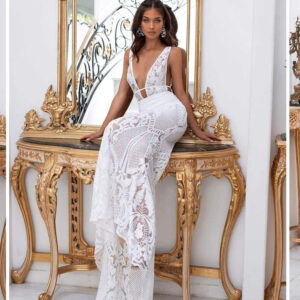 Alamour the Label - Elyse White gown