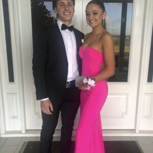 Sheike - Eternity hot pink gown