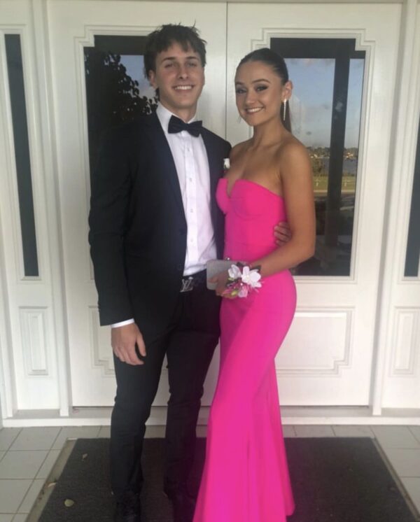 Sheike - Eternity hot pink gown