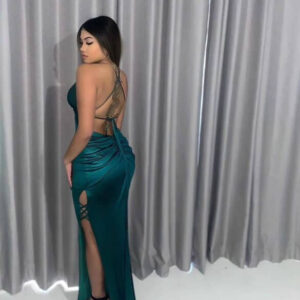 Tania Olsen - Alana green gown