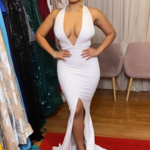 Portia and Scarlett - Nat white gown