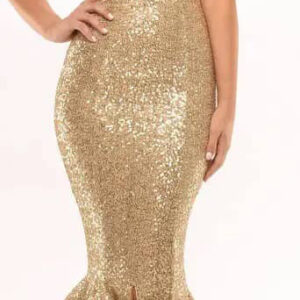 Portia and Scarlett - Diamond gold gown