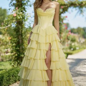 Yellow Arabella Princess Gown
